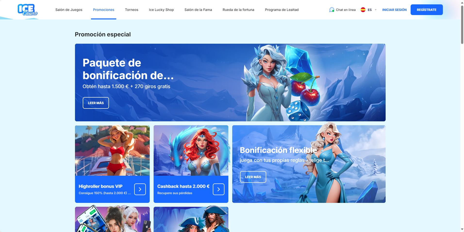 ¿Cuáles son los requisitos para el bono de Ice Casino?